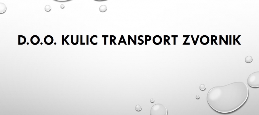“KULIĆ TRANSPORT” Zvornik